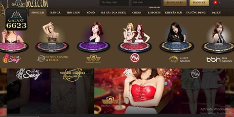 Giao diện game Roulette 6623 chất lượng cao